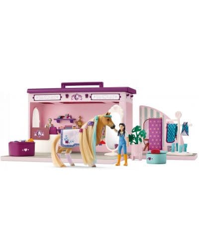 Игрален комплект Schleich Sofia's Beauties - Отварящ се бутик за коне