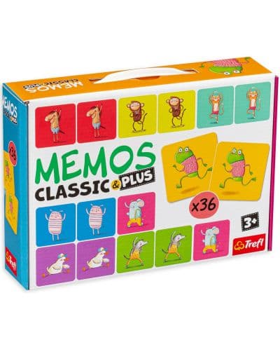 Настолна мемори игра Memos Classic&amp;plus - Движи се и играй - Детска