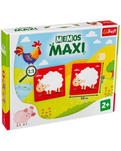 Настолна мемори игра Memos Maxi - Ферма - Детска