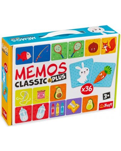 Настолна мемори игра Memos Classic&amp;plus - Логика - Детска
