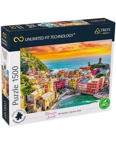 Пъзел Trefl от 1500 части - Лигурия, Италия