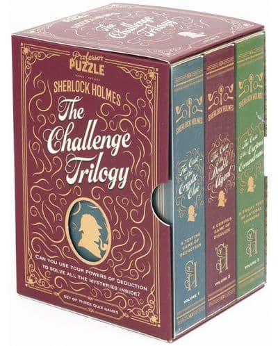 Комплект логически игри Professor Puzzle - THE CHALLENGE TRILOGY