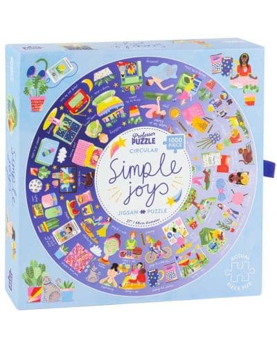 Кръгъл пъзел Professor Puzzle от 1000 части - Малките радости в живота
