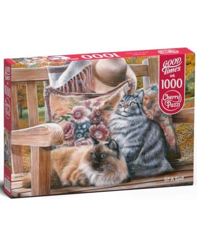 Пъзел Cherry Pazzi от 1000 части – Сладки котараци