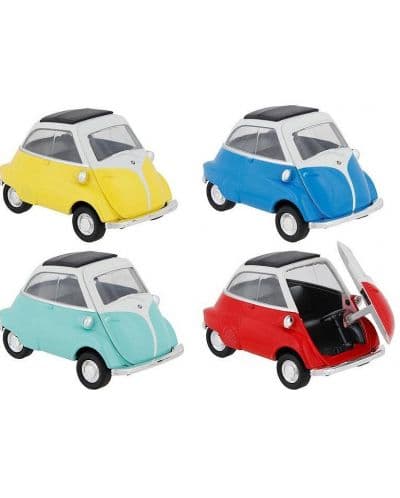 Метална количка Goki - BMW Isetta, асортимент