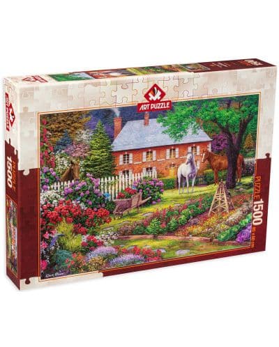 Пъзел Art Puzzle от 1500 части - Прекрасната градина