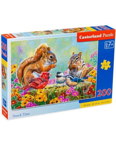 Пъзел Castorland от 200 части - Време за обяд