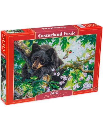 Пъзел Castorland от 500 части - Мече на дърво