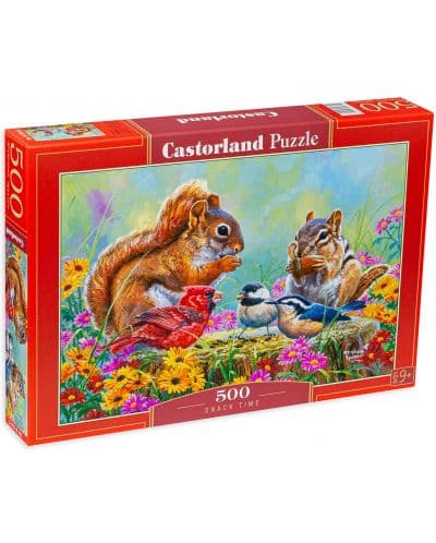 Пъзел Castorland от 500 части - Горски лакомства