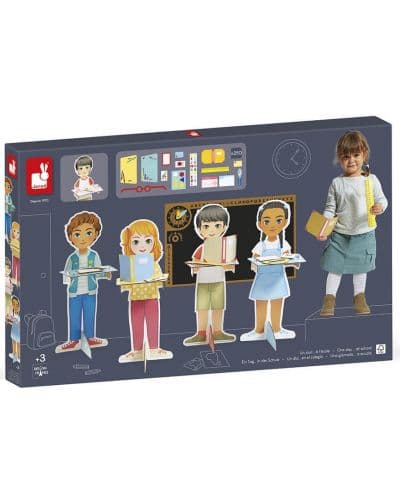 Игрален комплект Janod - В училище