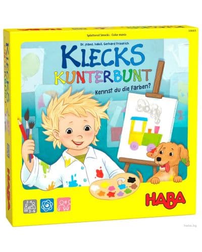 Детска настолна игра Haba - Оцвети палтото