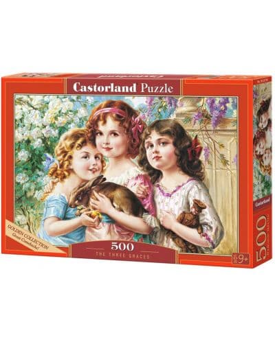 Пъзел Castorland от 500 части - Трите грации