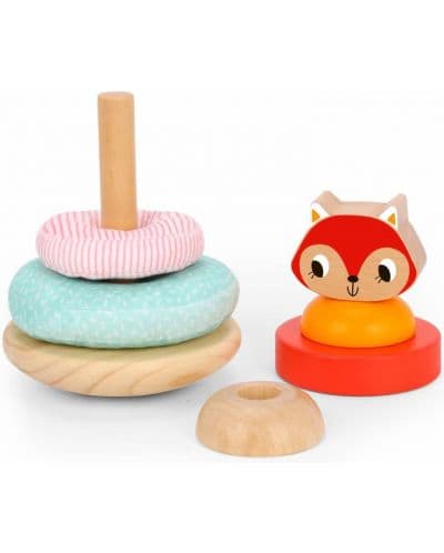 Дървена текстурна низанка Tooky toy