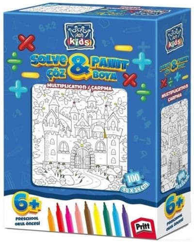 Пъзел за оцветяване Art Puzzle от 100 части - Замък