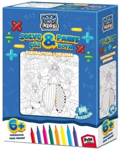 Пъзел за оцветяване Art Puzzle от 100 части - Клоун
