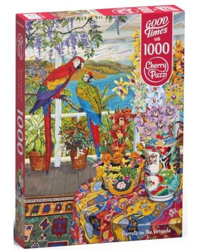 Пъзел Cherry Pazzi от 1000 части – Папагали