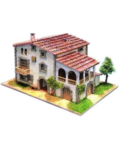 Сглобяем модел Domus Kits - Къща Емпорда, Макет с истински тухли