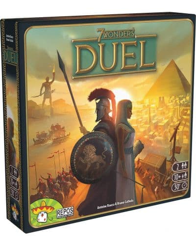 Настолна игра за двама 7 Wonders Duel (английско издание) - Стратегическа