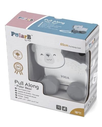 Играчка за дърпане Viga - Polar B, Мече