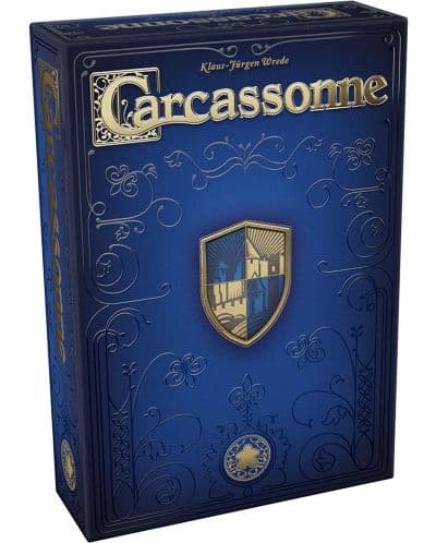 Настолна игра Carcassonne 20th Anniversary Edition - семейна