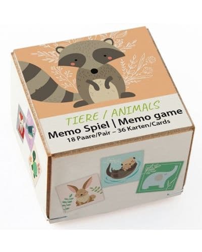 Мемори игра Gespaensterwald - Животни, 36 карти