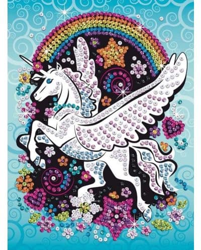 Творчески комплект Sequin Art - Изкуство с пайети, Летящ еднорог