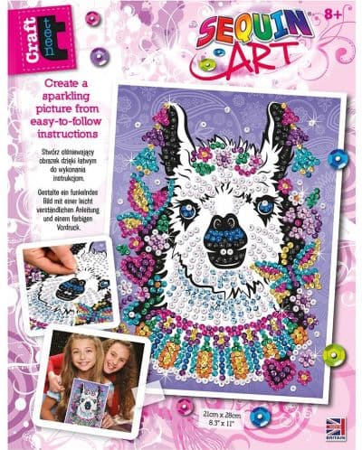 Творчески комплект Sequin Art - Изкуство с пайети, Лама