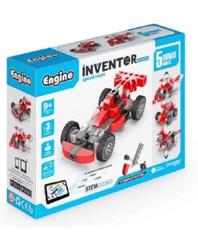 Конструктор 5 в 1 Engino Inventor Mechanics - Състезателна кола