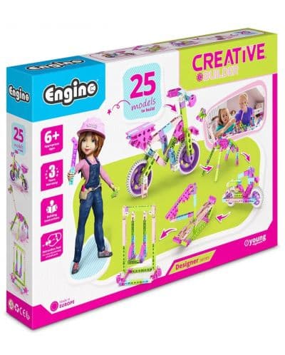 Конструктор Engino Creative Builder - 25 модела за момичета