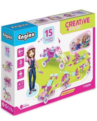 Конструктор Engino Creative Builder - 15 модела за момичета