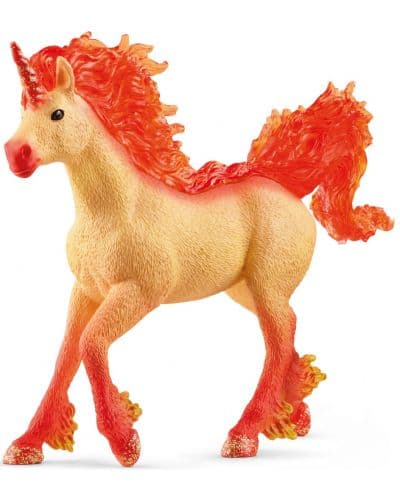 Фигурка Schleich Bayala - Огнен еднорог, жребец