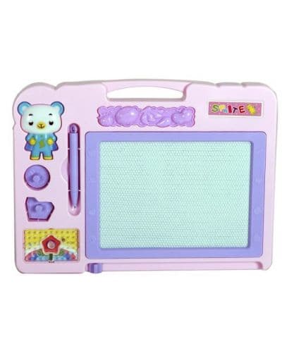 Магическа дъска за рисуване Raya Toys - двойна, розова