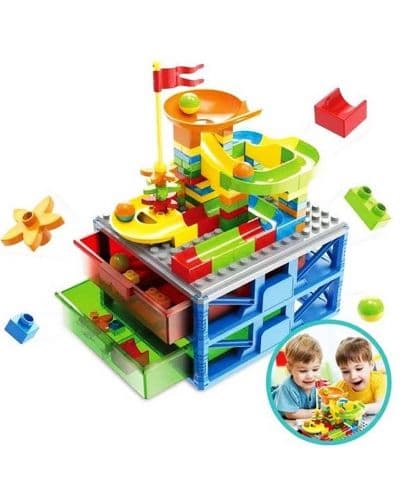 Конструктор Raya Toys - С писта за топчета, 95 части