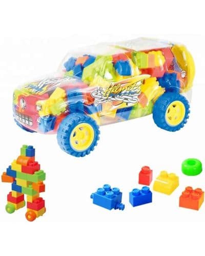 Конструктор Raya Toys - Комплект в кутия, Кола, 29 части