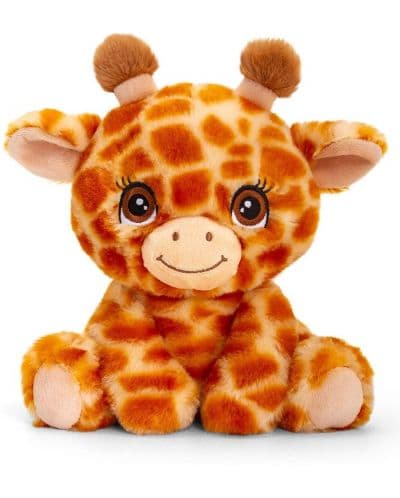 Екологична плюшена играчка Keel Toys Keeleco Adoptable World - Жираф, 25 cm