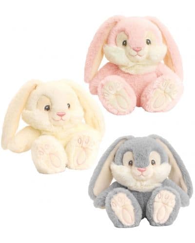Плюшена играчка Keel Toys Keeleco - Зайче, Patchfoot, 15 cm, асортимент