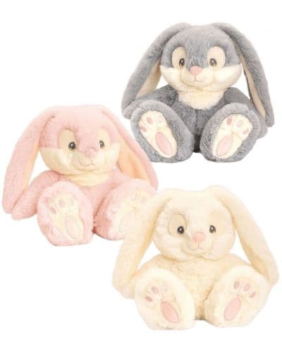 Плюшена играчка Keel Toys Keeleco - Зайче, Patchfoot, 22 cm, асортимент