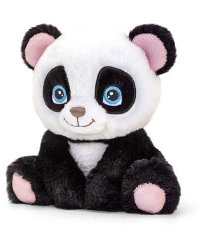 Екологична плюшена играчка Keel Toys Keeleco Adoptable World - Панда, 16 cm
