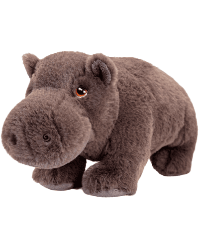 Екологична плюшена играчка Keel Toys Keeleco - Хипопотам, 32 cm