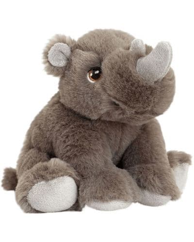Плюшена играчка Keel Toys Keeleco - Носорог, 25 cm