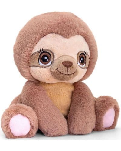 Плюшена играчка Keel Toys Keeleco - Ленивец, 16 cm