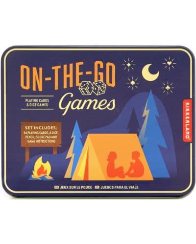 Комплект игри в метална кутия Camping Games