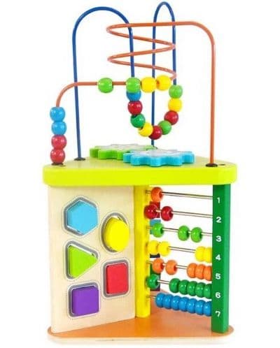 Дървена дидактическа кула със сметало Acool Toy