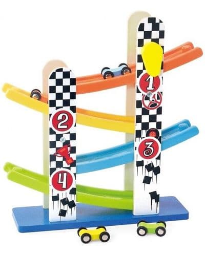 Двойна писта с падащи колички Acool Toy