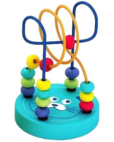 Дървен лабиринт с мъниста Acool Toy - Коте
