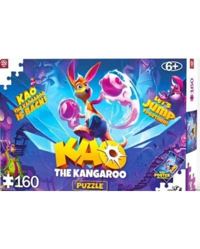 Пъзел Good Loot от 160 части - Kao The Kangaroo: Kao is back