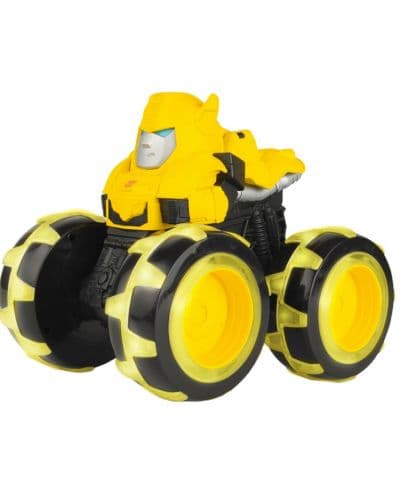 Електронна играчка Tomy - Monster Treads, Bumblebee, със светещи гуми