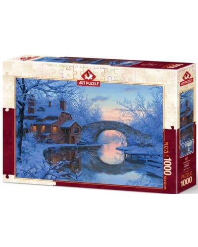 Пъзел Art Puzzle от 1000 части - Зимни сцени