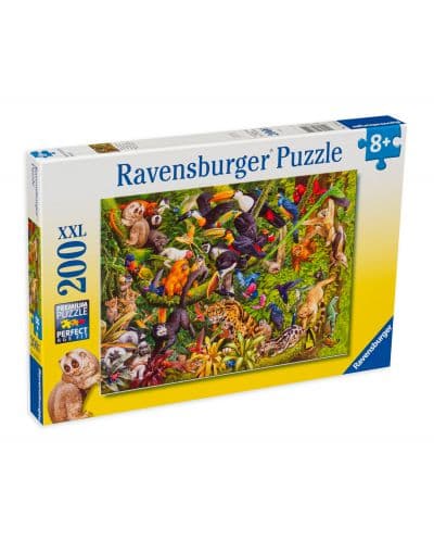 Пъзел Ravensburger от 200 XXL части - Тропическа гора