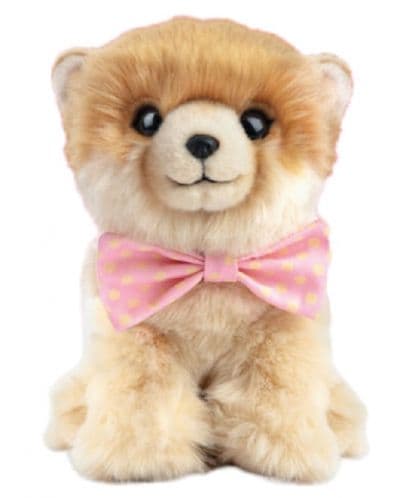 Плюшена играчка Studio Pets - Куче Померан с папионка, Помпон, 23 cm